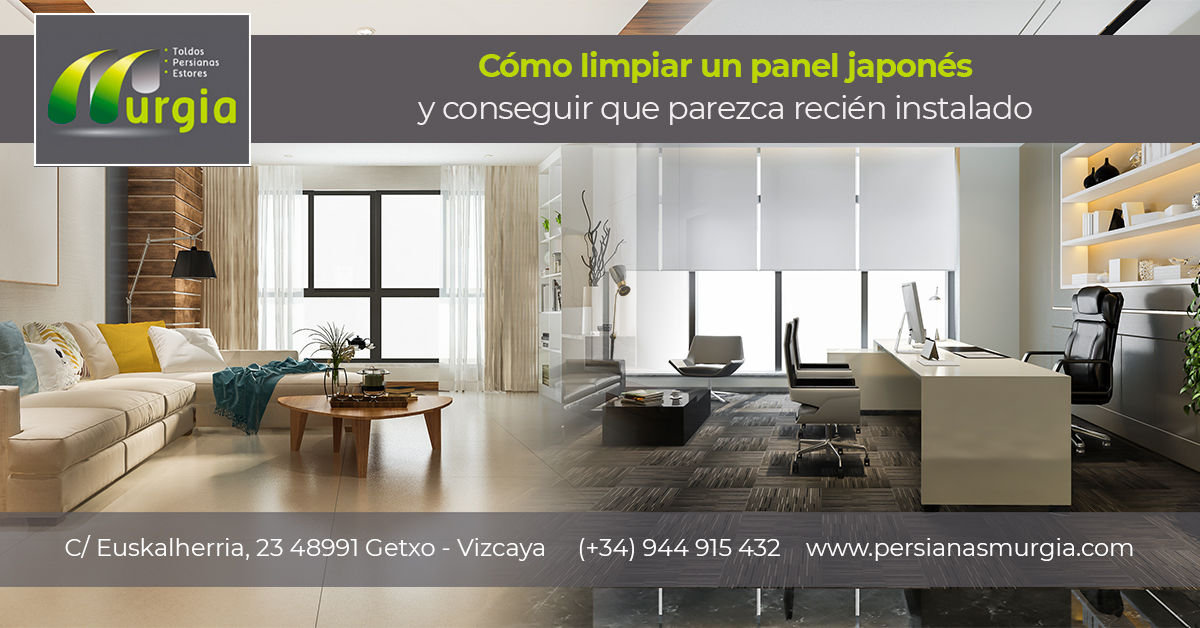 cómo limpiar panel japonés