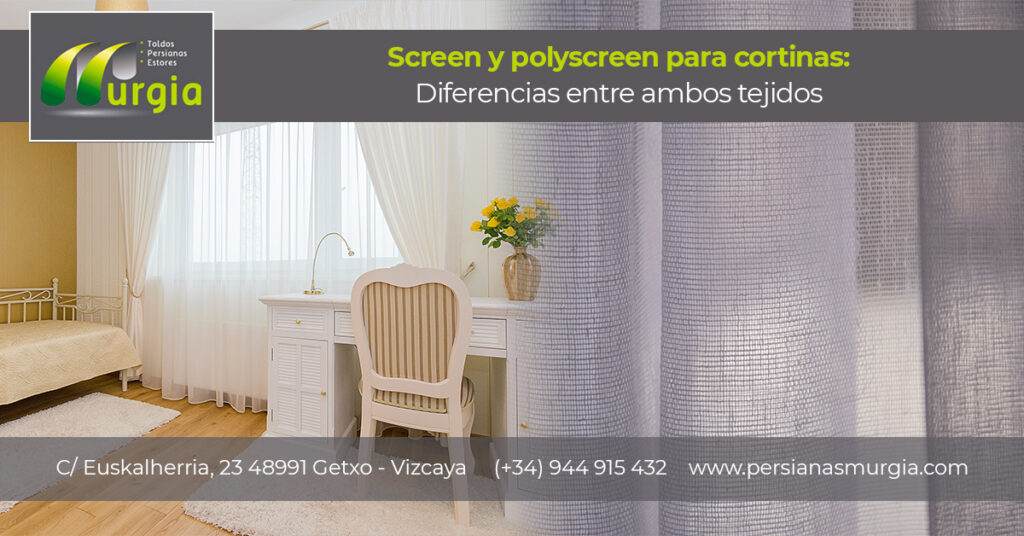 screen y polyscreen para cortinas