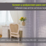 screen y polyscreen para cortinas